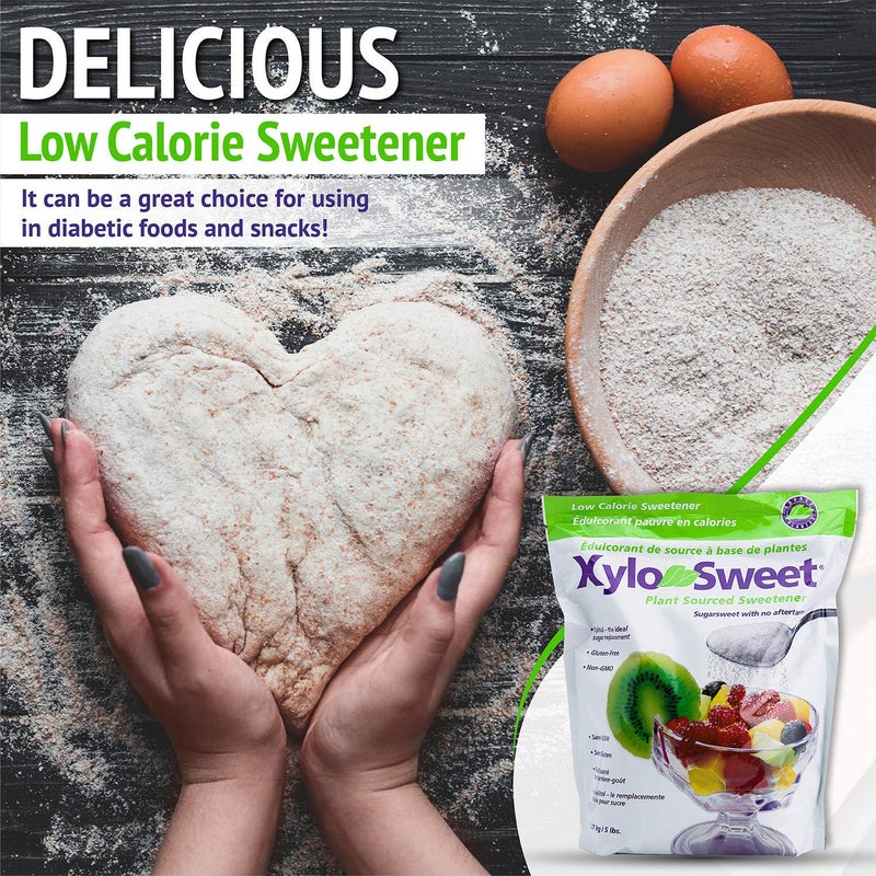 Xlear XyloSweet Plant Sourced Xylitol Sweetener - Pure Natural Sugar Substitute, Granules, Non-GMO, Gluten-Free, 5 Pound Bag (Pack of 1) - Image 5
